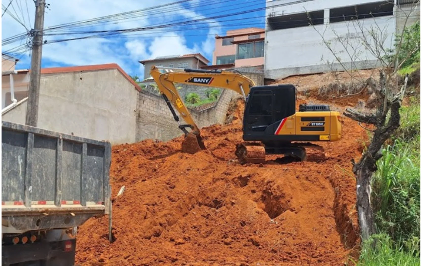 escavação